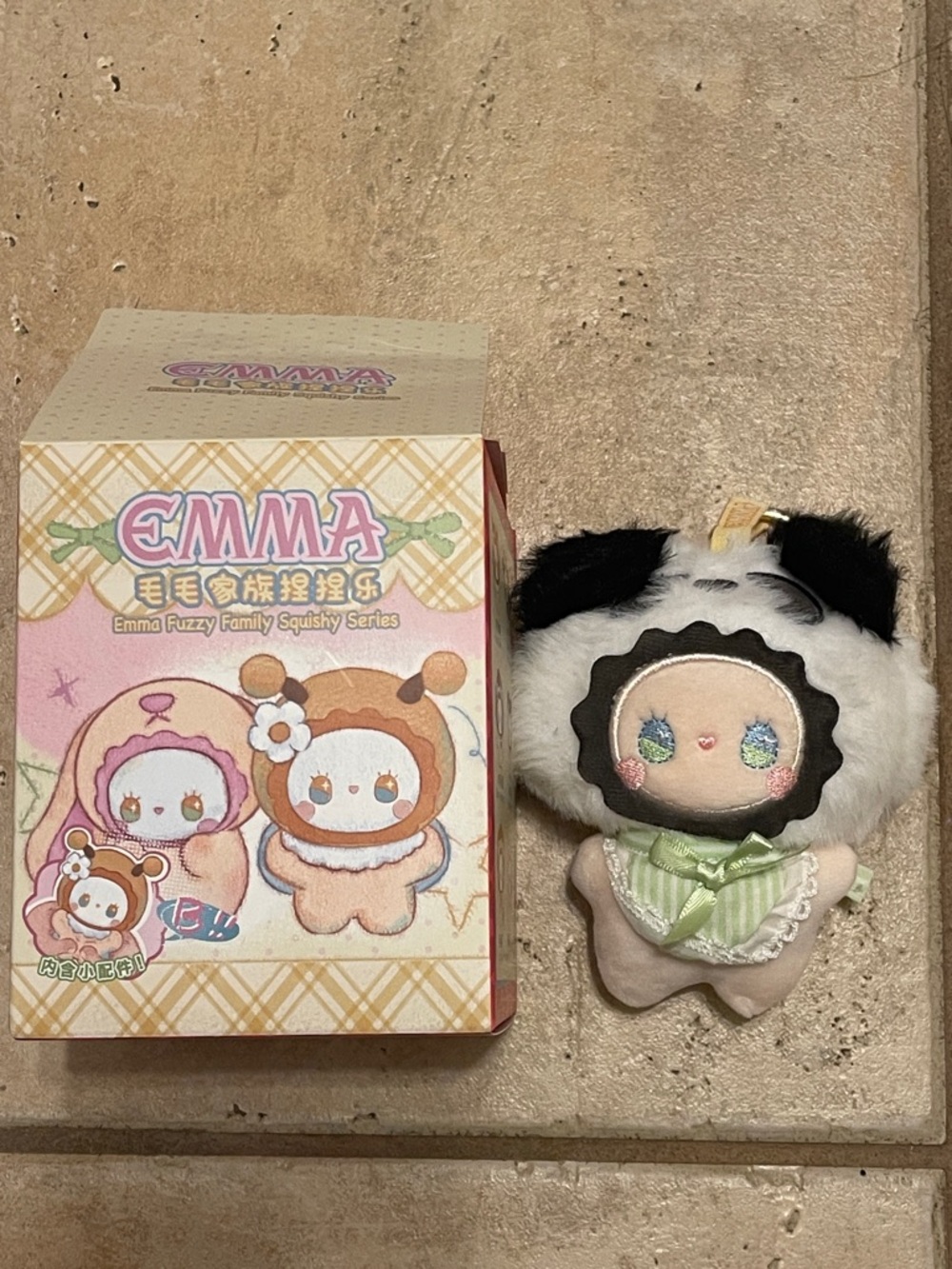 Emma Fuzzy Family Plush Toy - Panda Confirmed New
